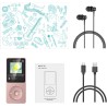 AGPTEK Lecteur MP3 16 Go sans Perte avec Écran 1,8", 70 Heures de Lecture, Lecteur de Musique Portable avec Écouteurs, Radio FM,