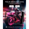 Lecteur mp3 zaqe 80 go avec bleutooth et wifi, lecteur mp4 avec écran tactile 4,0 pouces, lecteur mp3 android avec spotify, audi