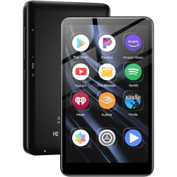 Lecteur mp3 160 go, écran tactile 4,02", lecteur mp3 bleutooth et wi-fi, lecteur mp4 android 13.0, lecteur de musique portable, 