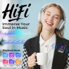 64gb lecteur mp3 bleutooth 5.3 avec clip & haut-parleur, lecteur de musique sport avec écran tactile et boutons, contrôle de vol