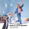 64gb lecteur mp3 bleutooth 5.3 avec clip & haut-parleur, lecteur de musique sport avec écran tactile et boutons, contrôle de vol