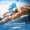 AGPTEK Mp3 Etanche IPX8 avec Clip Ecran Couleur, 8Go Lecteur avec Radio FM HiFi Lossless Baladeur Mp3 pour Natation (Piscine) et