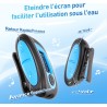 AGPTEK Mp3 Etanche IPX8 avec Clip Ecran Couleur, 8Go Lecteur avec Radio FM HiFi Lossless Baladeur Mp3 pour Natation (Piscine) et