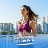 AGPTEK Mp3 Etanche IPX8 avec Clip Ecran Couleur, 8Go Lecteur avec Radio FM HiFi Lossless Baladeur Mp3 pour Natation (Piscine) et