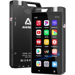 Lecteurs MP3 et MP4 de 96 Go, écran Tactile HD à Couleurs Complètes de 4 Pouces, MP4 avec WLAN, Lecteur MP3 Spotify Go de RAM et