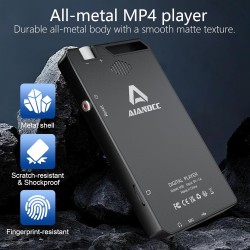Lecteurs MP3 et MP4 de 96 Go, écran Tactile HD à Couleurs Complètes de 4 Pouces, MP4 avec WLAN, Lecteur MP3 Spotify Go de RAM et