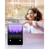 64go lecteur mp3 bleutooth 5.0 avec 2.4" tactile baladeur lecteur musical son hifi avec bouton de volume/enregistrement vocal/ra