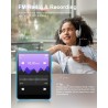 64go lecteur mp3 bleutooth 5.0, 2.4" ecran tactile complet, haut-parleur intégré, qualité sonore hifi, e-book, réveil, radio fm,