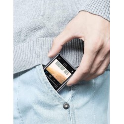 64go lecteur mp3 avec bleutooth 5.3, lecteur audio sans perte hifi avec haut-parleur, 2.4 in ecran tactile complet, radio fm, li
