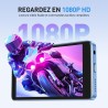Agptek 96go mp4 bleutooth wifi, android 14 lecteur musique spotify 3g ram fluide écran 4'' hd 1080p, baladeur mp3 avec haut-parl