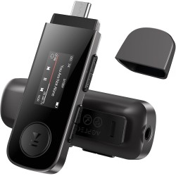 Agptek 64go lecteur mp3 usb c avec bleutooth 5.3 & clip sport, mini type-c mp3 musique sans perte hifi avec radio fm/enregistreu