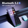 64 go lecteur mp3 bleutooth 5.3 portable music lecteurs mp3 et mp4 baladeur mp3 enfant avec écouteurs la radio fm, les images, l