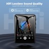 64go lecteur mp3 bleutooth 5.3, 2,4" tactile portable mp3 lecteur musique, hifi baladeur mp3 avec hautparleur vidéo/enregistreme
