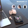 64go lecteur mp3 bleutooth 5.3, 2,4" tactile portable mp3 lecteur musique, hifi baladeur mp3 avec hautparleur vidéo/enregistreme