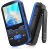 64 go lecteur mp3 bleutooth 5.3 clip lecteur enfant musique portable baladeur avec radio fm, podometre,enregistreur vocal, lectu
