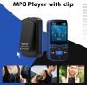 64 go lecteur mp3 bleutooth 5.3 clip lecteur enfant musique portable baladeur avec radio fm, podometre,enregistreur vocal, lectu