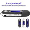 Lecteur MP3 Numérique, Lecteur MP3 USB De Musique Portable avec Support D'écran LCD Carte Micro SD/mémoire 32 Go Radio FM Enregi