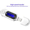 Lecteur MP3 Numérique, Lecteur MP3 USB De Musique Portable avec Support D'écran LCD Carte Micro SD/mémoire 32 Go Radio FM Enregi