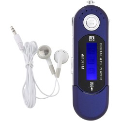 Lecteur MP3 Numérique, Lecteur MP3 USB De Musique Portable avec Support D'écran LCD Carte Micro SD/mémoire 32 Go Radio FM Enregi