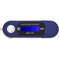Lecteur MP3 Numérique, Lecteur MP3 USB De Musique Portable avec Support D'écran LCD Carte Micro SD/mémoire 32 Go Radio FM Enregi