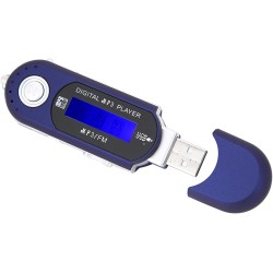 Lecteur MP3 Numérique, Lecteur MP3 USB De Musique Portable avec Support D'écran LCD Carte Micro SD/mémoire 32 Go Radio FM Enregi