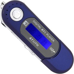 Lecteur MP3 Numérique, Lecteur MP3 USB De Musique Portable avec Support D'écran LCD Carte Micro SD/mémoire 32 Go Radio FM Enregi