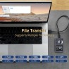 Mp3 hifi surfans f20 avec bleutooth, lecteur audio numérique haute résolution dsd sans perte, lecteur audio portable haute