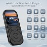 Lecteur mp3 64 go avec bleutooth 5.3 lecteur de musique portable avec qualité sonore hifi et radio fm batterie de 300 mah compre