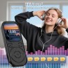 Lecteur mp3 64 go avec bleutooth 5.3 lecteur de musique portable avec qualité sonore hifi et radio fm batterie de 300 mah compre
