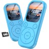 Lecteur mp3 64 go avec bleutooth 5.3 lecteur de musique portable avec qualité sonore hifi et radio fm batterie de 300 mah compre