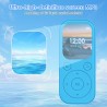Lecteur mp3 64 go avec bleutooth 5.3 lecteur de musique portable avec qualité sonore hifi et radio fm batterie de 300 mah compre