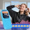 Lecteur mp3 64 go avec bleutooth 5.3 lecteur de musique portable avec qualité sonore hifi et radio fm batterie de 300 mah compre