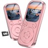 Lecteur mp3 64 go avec bleutooth 5.3 lecteur de musique portable avec qualité sonore hifi et radio fm batterie de 300 mah compre