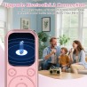 Lecteur mp3 64 go avec bleutooth 5.3 lecteur de musique portable avec qualité sonore hifi et radio fm batterie de 300 mah compre