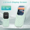 Lecteur mp3 64 go avec bleutooth 5.3 lecteur de musique portable avec qualité sonore hifi et radio fm batterie de 300 mah compre