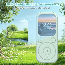 Lecteur mp3 64 go avec bleutooth 5.3 lecteur de musique portable avec qualité sonore hifi et radio fm batterie de 300 mah compre