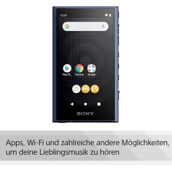 Sony nw-a306 - lecteur walkman haute qualité ã€ ã‰cran tactile - 32 go, bleu