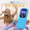 Lecteur mp3 olycism 64 go avec bleutooth 5.3 lecteur de musique portable avec qualité sonore hifi et radio fm batterie de 300 ma
