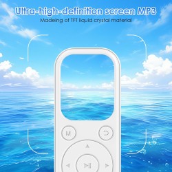 Lecteur mp3 olycism 64 go avec bleutooth 5.3 lecteur de musique portable avec qualité sonore hifi et radio fm batterie de 300 ma