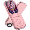 Lecteur mp3 64 go avec bleutooth 5.3 lecteur de musique portable avec qualité sonore hifi et radio fm batterie de 300 mah adapté