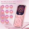 Lecteur mp3 64 go avec bleutooth 5.3 lecteur de musique portable avec qualité sonore hifi et radio fm batterie de 300 mah adapté