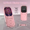 Lecteur mp3 64 go avec bleutooth 5.3 lecteur de musique portable avec qualité sonore hifi et radio fm batterie de 300 mah adapté