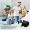 Lecteur mp3 olycism 64 go avec bleutooth 5.3 lecteur de musique portable avec qualité sonore hifi et radio fm batterie de 300 ma