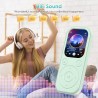 Lecteur mp3 olycism 64 go avec bleutooth 5.3 lecteur de musique portable avec qualité sonore hifi et radio fm batterie de 300 ma