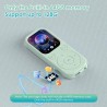 Lecteur mp3 olycism 64 go avec bleutooth 5.3 lecteur de musique portable avec qualité sonore hifi et radio fm batterie de 300 ma