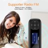 AGPTEK 40Go Lecteur MP3 USB Portable avec Écran LCD, Lecteur Musique Clé USB Mini Baladeur avec FM Enregistrement pour Travail É