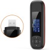 AGPTEK 40Go Lecteur MP3 USB Portable avec Écran LCD, Lecteur Musique Clé USB Mini Baladeur avec FM Enregistrement pour Travail É