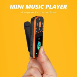 Agptek 64go mp3 bleutooth 5.3 avec clip, lecteur mp3 baladeur sport portable hifi, lecteur musique avec bouton volume, radio fm/