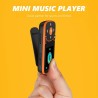 Agptek 64go mp3 bleutooth 5.3 avec clip, lecteur mp3 baladeur sport portable hifi, lecteur musique avec bouton volume, radio fm/