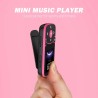 Agptek 64go mp3 bleutooth 5.3 avec clip, lecteur mp3 baladeur sport portable hifi, lecteur musique avec bouton volume, radio fm/